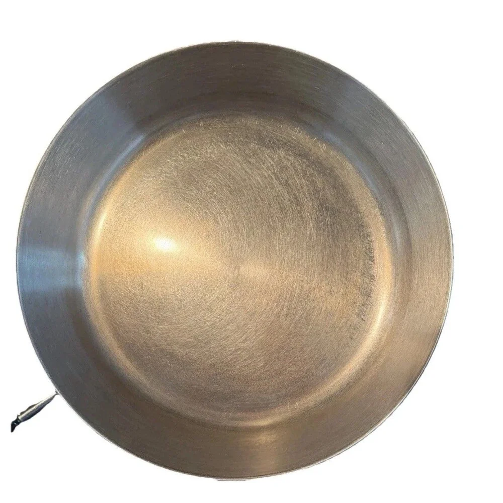 Revere Ware 1801 9” Skillet Copper Clad Frying Pan Clinton, IL 1997 Vintage - Picture 2 of 12